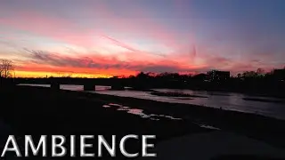 City River Sunset 1-Hour HDR ASMR | Ambience & Stereo Sounds