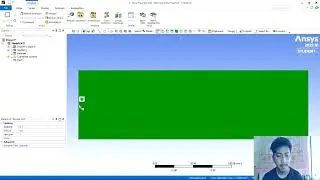 Two-dimensional laminar flow between two parallel plates using ANSYS Fluent