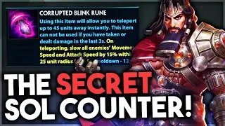 CORRUPTED BLINK is the SECRET Sol Counter! - Grandmasters Ranked Joust - Smite