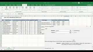 Tutor pengolahan data Ms.Excel:input data, format sel, penggunaan formula dasar(SUM,AVERAGE,MIN,MAX)