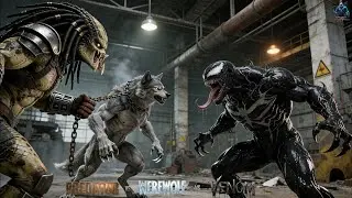 VENOM vs PREDATOR vs WEREWOLF | The Ultimate Horror Battle (2026) 4K