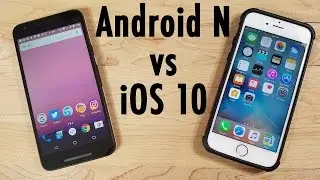 iOS 10 vs Android N Developer Previews! BETA Battle! | Pocketnow