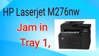 How to Resolve Jam in tray 1 M276nw solution #hp #errors #printer 