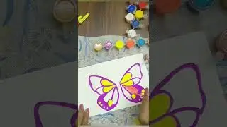 how to make flapping butterfly full video on my YT channel 🦋#trendingshorts  #art#shortsvideo#shorts