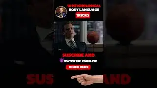 10 PSYCHOLOGICAL BODY LANGUAGE TRICKS😎| TO BE IRRESISTIBLE