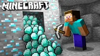 Made full Diamond Armor set and tools Minecraft 1.21.1 Survival Series #3