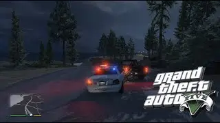 GTA 5 Crazy Police Pursuit Driving Police car Ultimate Simulator chase lspdfr lspd #23