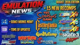 Progress Report/Emulation News August 2026 - ShadPS4 / RPCS3 / 15 New Recomps