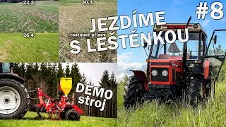 🧐 Na kontrole travních porostů, senoseč se blíží 🌾 Jezdíme s Leštěnkou / #8 / Zetor 6245 🔴