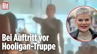 Ballermann-Sängerin Melanie Müller zeigt Hitler-Gruß auf der Bühne