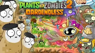 Quantal Sandbeach | PvZ2 Gardendless (also zombotany theme is here I guess)