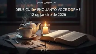 Deus cuida enquanto voc&ecirc; dorme - 12 de Janeiro de 2026 | Jantar com Deus Pai