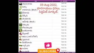 #Vegetable Rates Daily | #Vegetable Rates in Siddipet market 09-Aug-2022