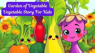 Vegetable story for kids: A Fun Story for Toddlers and Kindergarten Kids in US Accent