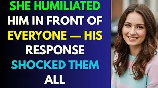 She Humiliated Him in Front of Everyone — His Response Shocked Them All
