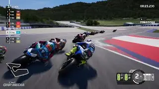 MotoGP 23 - Dennis Foggia - Moto2 - Red Bull Ring Circuit - 3 Laps - Gameplay