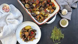 Greek Briam: how to roast vegetables