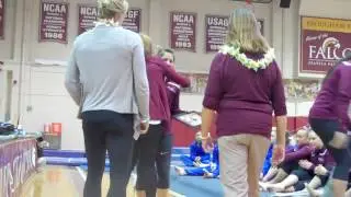 SPU GYMNASTICS: Senior Night Ceremony (Feb. 4, 2017)