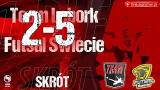 🔴 Team Lębork - Futsal Świecie ⚽️ skrót - 1 Polska Liga Futsalu