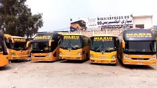 Niazi-99 Mianwali to Lahore Luxury Bus service | Niazi 99 Stand in Mianwali