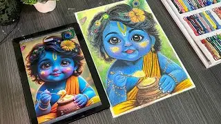 Krishna ji draw with me🥰if you like my videos well,so subscribe to my channel for more videos #viral
