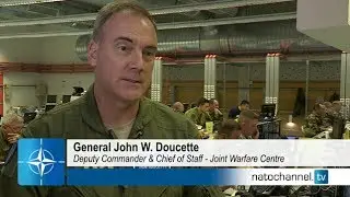 How are scenarios of NATO exercises developed?