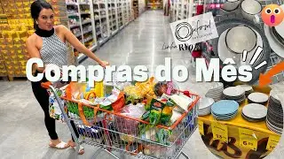COMPRAS DO MÊS COMPLETA no Atacado • Maio | + Bazar OXFORD pratos, xícara e pires por R$ 9,90 BARATO