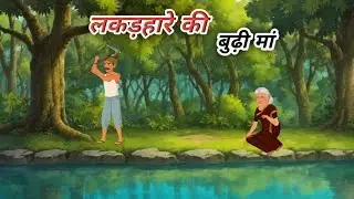 लकड़हारे की बुढ़ी मां &zwnj;&zwnj;| हिंदी कि कहानियां | #animation #toonindia #moralstories #hindikikahaniyan 