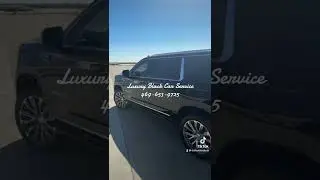 Luxury Black Car Service for all private jets DFW Airport Car Limousine Sprinter SUV Transportation