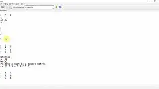 GNU Octave Tutorial 6: Operating on matrix