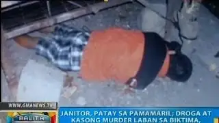 BP: Janitor, patay sa pamamaril sa Urdaneta City, Pangasinan