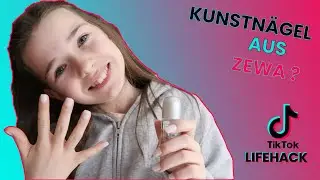 TikTok LIFEHACK 💅 Kunstnägel aus Zewa 🤔Geht das??? mit Lulu & Leon - Family and Fun