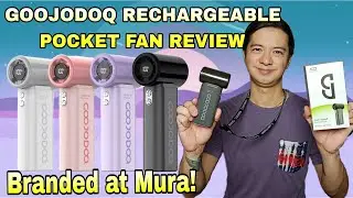 PORTABLE RECHARGEABLE FAN GOOJODOQ GFS007 REVIEW. SULIT BA?
