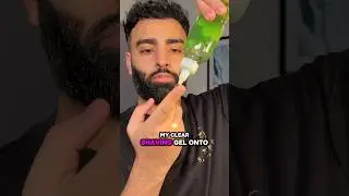 🤩 Как БРИТЬСЯ с помощью прозрачного геля для бритья 🪒 | Простое руководство для начинающих #шорты
