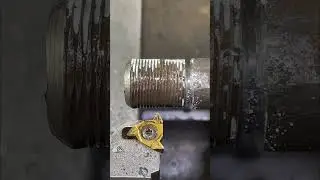 CNC lathe processing #carbide #cnc #cuttingtools #cnctools #cncmachining