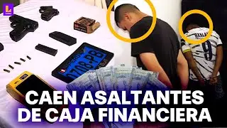 Policía captura a asaltantes que robaron caja en Villa el Salvador: Así fueron encontrados
