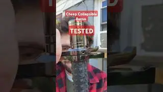 Складная дубинка CROSSGUARD протестирована #тест #боевыеискусства #безопасность #ботаник
