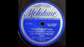 MINNESOTA POLKA: Viking Accordion Band / Theroux Schottisch / Melotone 7-04-16 / 1936