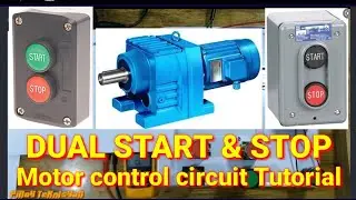 2  Start / 2 Stop Motor Control Circuit Tutorial ( Tagalog)(#8)