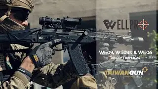 Well Pro WE09, WE09K and WE06 Full Metal Action Movie - Airsoft Replicas Presentation