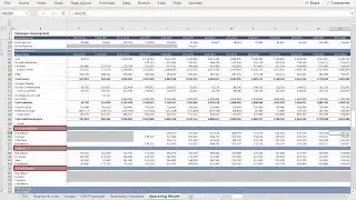 LBO Case Study Operating Model Overview