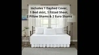 Buy Online Cotton Sateen Quilted Day Bed Set