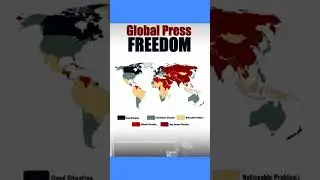Top and worst countries for Press Freedom #shorts #youtubeshorts #shortvideo #ytshorts #viralvideo