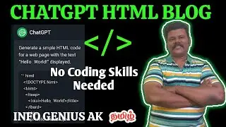 Blogger Website Full Design with ChatGPT &ndash; Copy-Paste HTML Code | 100% Beginner Friendly