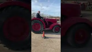 David Brown Task Master petrol tractor, FDV 471, with rear winch