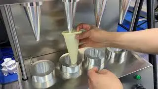 pizza cone machine