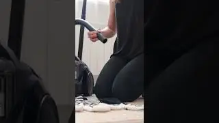Vacuuming Socks and Trying Them On | ASMR Cleaning Fun