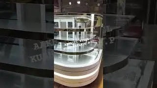 Curved Glass Mithai counter, Korean Counter , Round Glass Sweet Display Counter #9129200593 #bihar