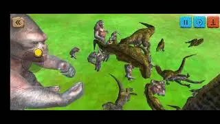 WHO WILL WIN? Goro the giant or Dinosaure#ARBS #GAMES #playstore #whowillwin