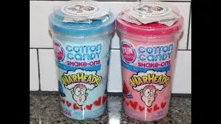 Fun Sweets Cotton Candy Shake-Ons Warheads: Sour Blue Raz & Sour Watermelon Review